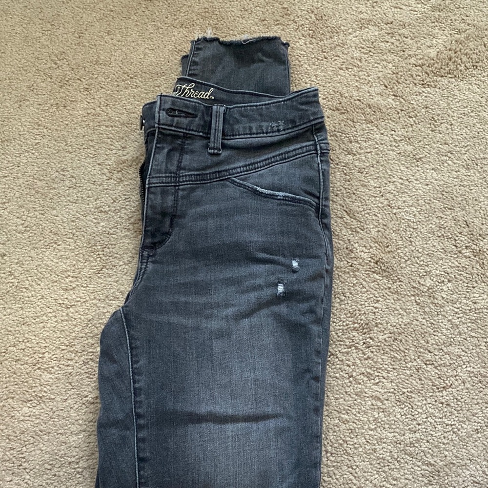 Gray jeans